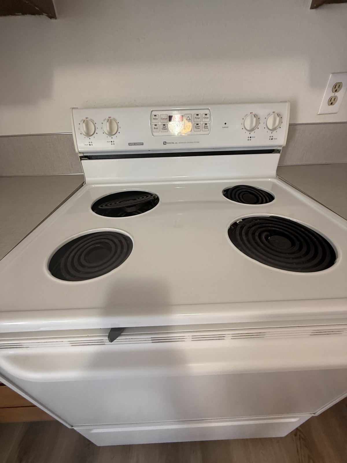 Oven after cleaning